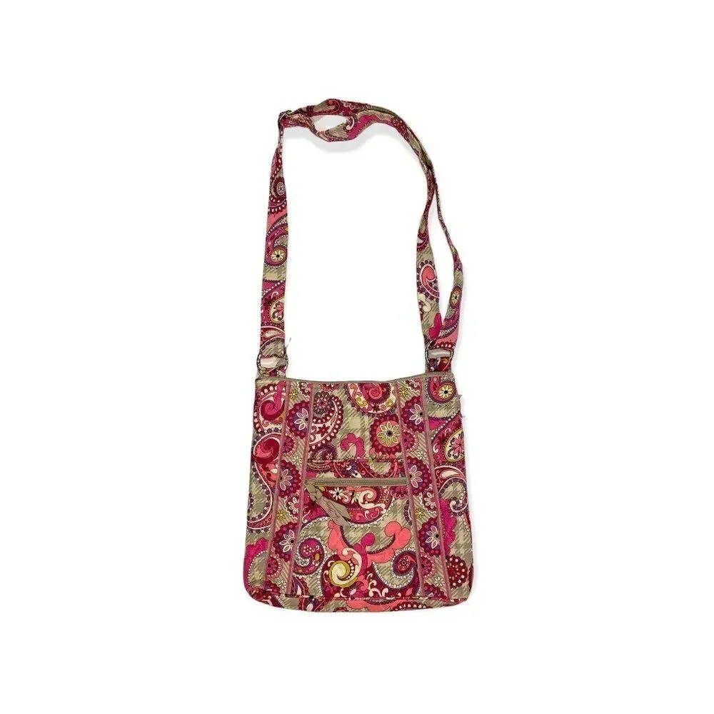 NWOT Vera Bradley Hipster Crossbody Purse in Retired Pattern Paisley Meets Plaid